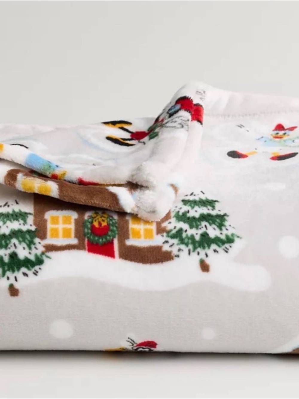 Disney Mickey and friends Holiday Cabin blanket